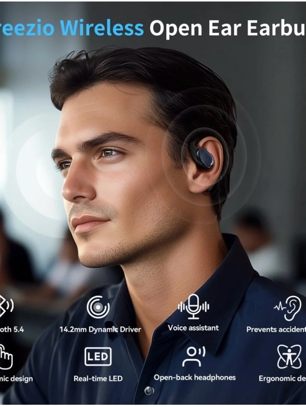Wireless True Bluetooth Earbuds with Charging Case - NEW! Retail 199